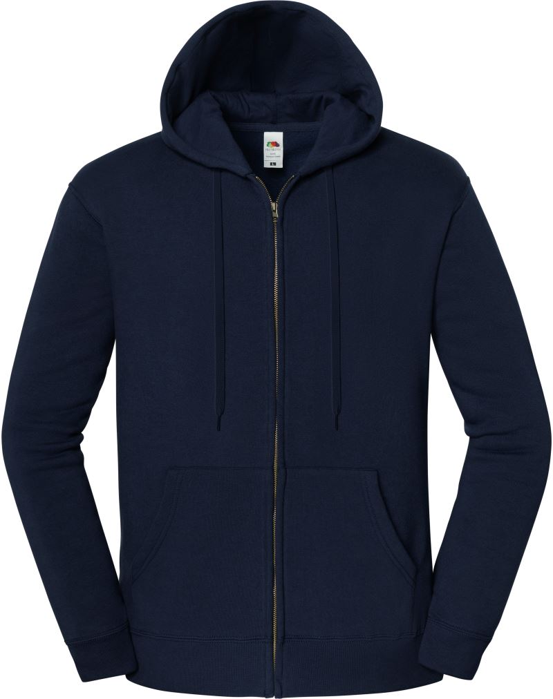 Levně Mikina s kapucí z těžké bavlny - deep navy