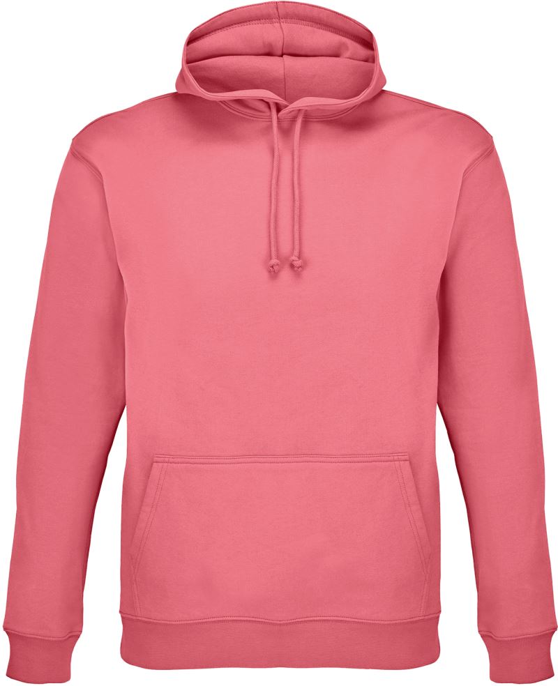 Levně Unisex mikina s kapucí - folk pink