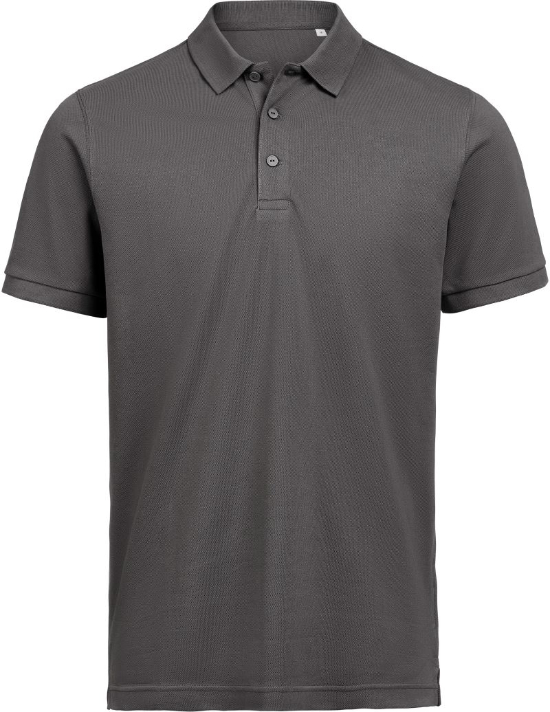 Levně Unisex piqué polo z těžké bavlny - charcoal