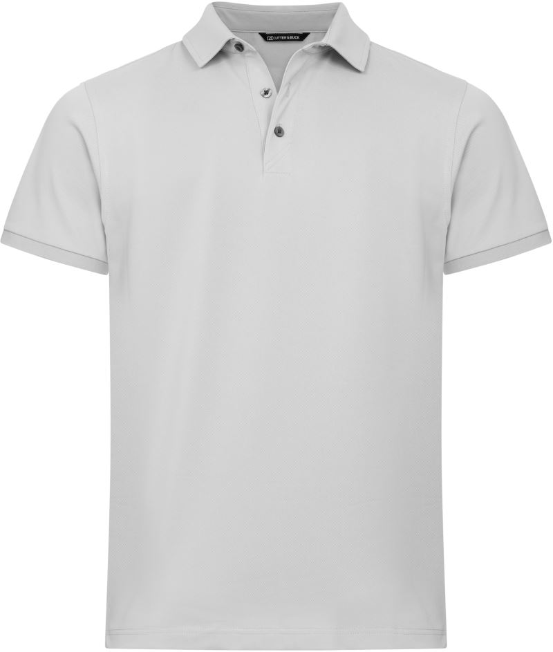 Levně Pánské funkční polo - silver