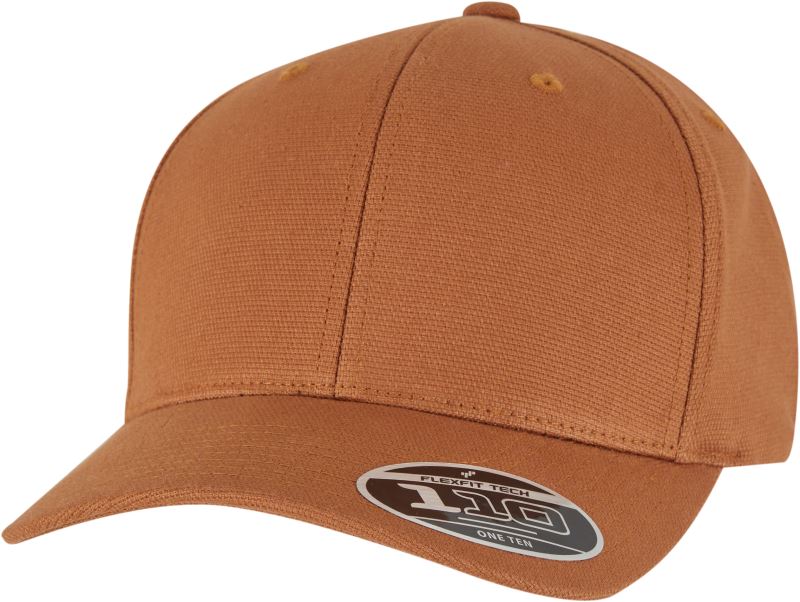 Levně 6 panelová Snapback kšiltovka "Curved" - brown