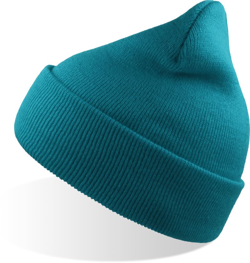 Levně Pletená čepice - turquoise