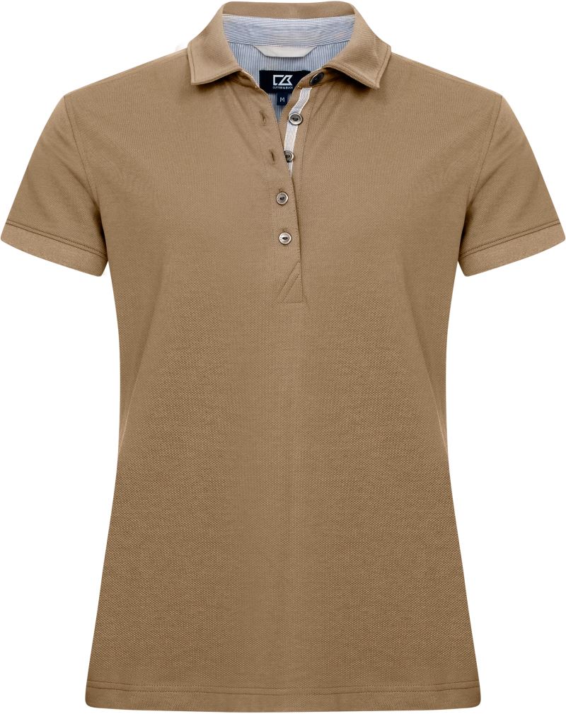 Levně Dámské piqué polo "Advantage Premium" - khaki