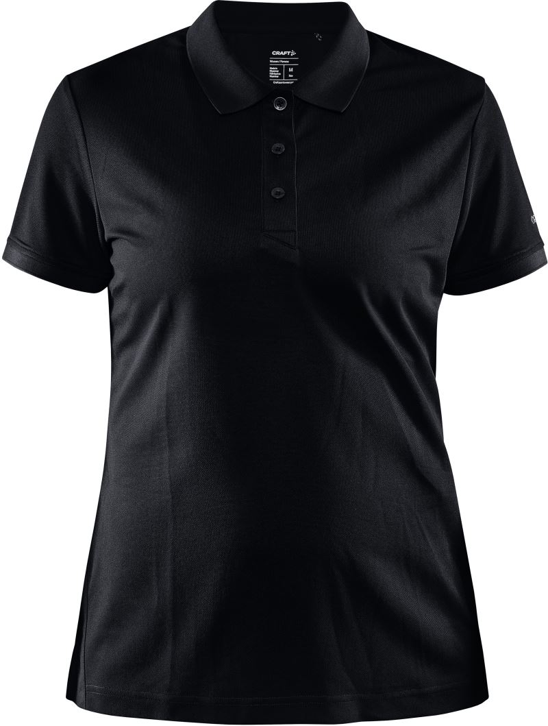 Levně Dámské sportovní polo - black