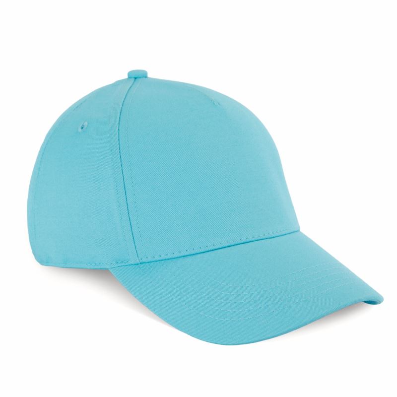 Levně 5 panelová kšiltovka - icy turquoise