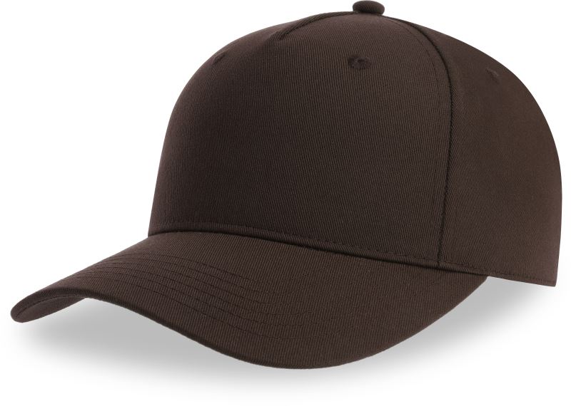 Levně 5 panelová baseballová kšiltovka - brown