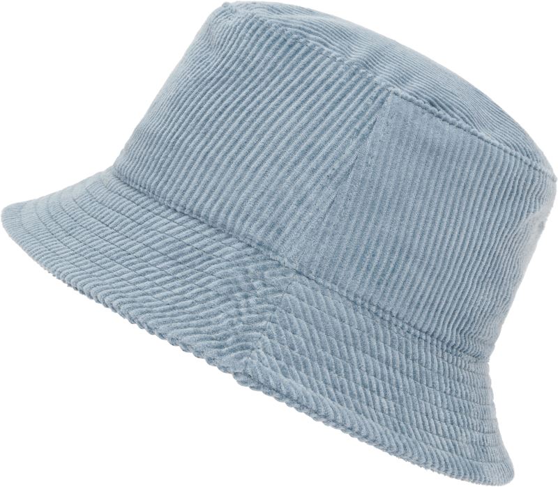 Levně Klobouk z manšestru - milky blue