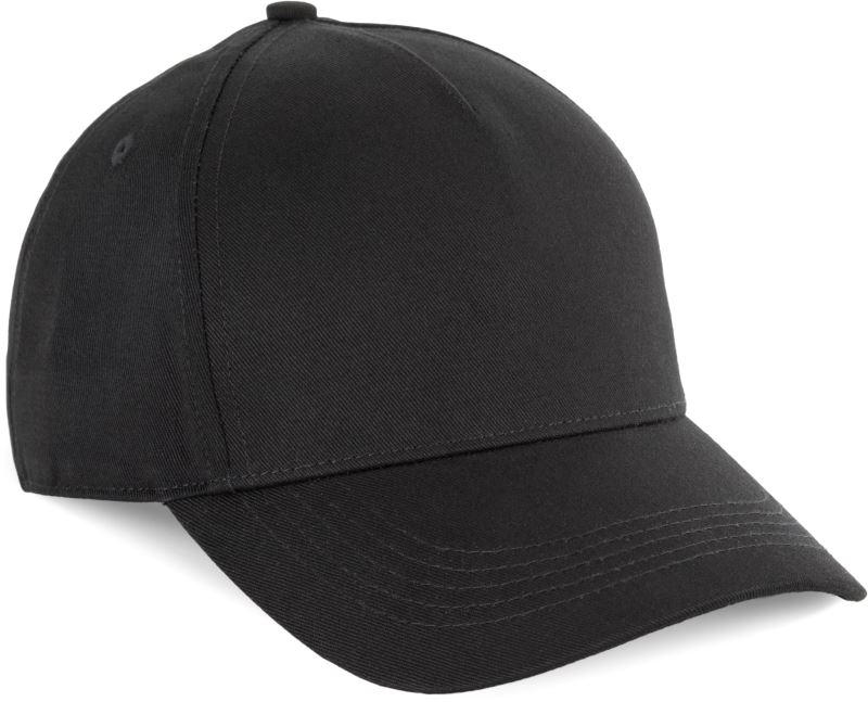 Levně 5 panelová kšiltovka - black