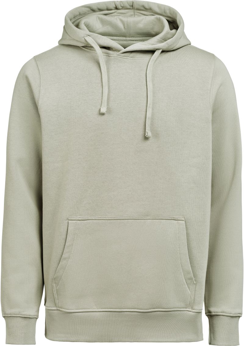 Levně Unisex mikina s kapucí - sage