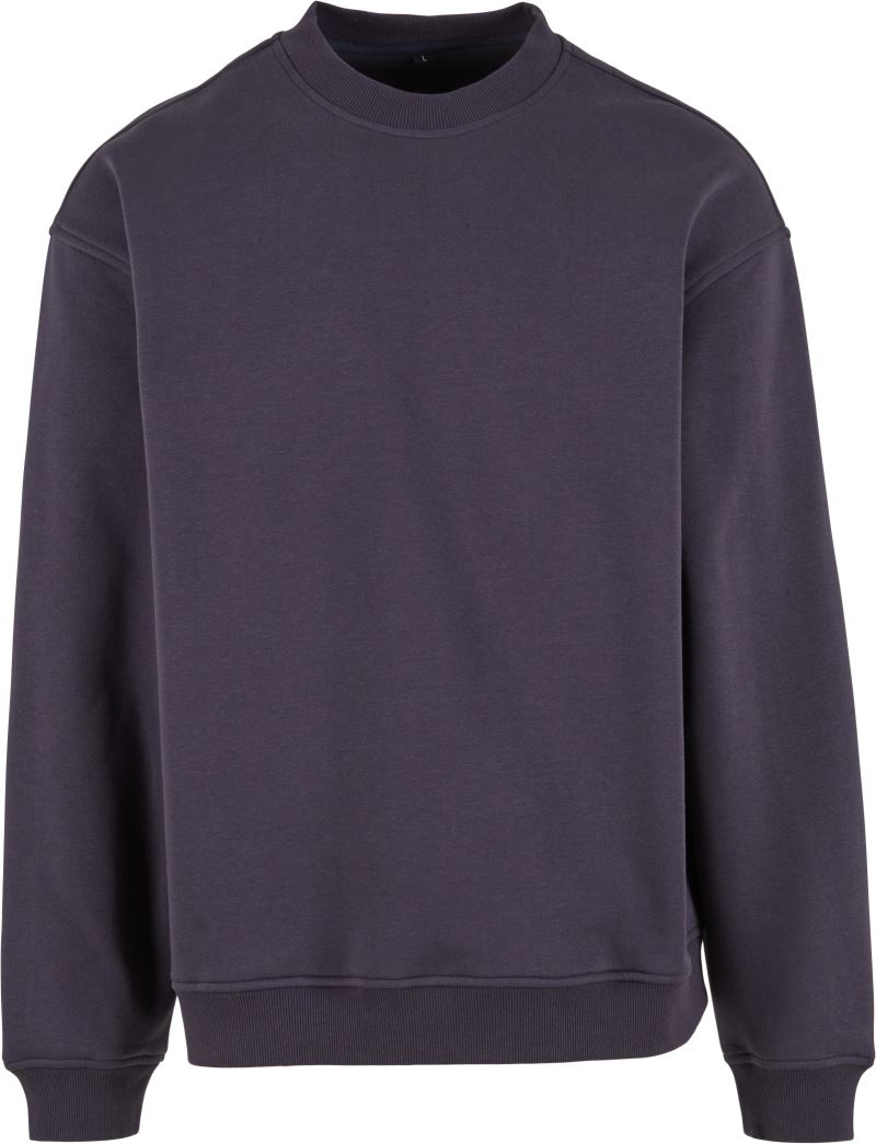 Levně Mikina z těžké bavlny "Loose Fit" - navy