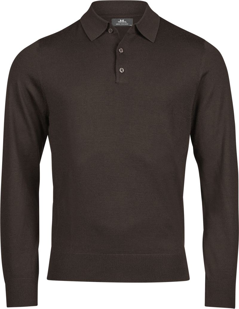Levně Polo pletený svetr - mocha