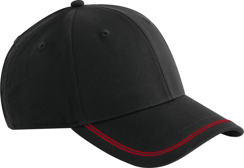 Levně 6 panelová kšiltovka "Match Day" - black/red