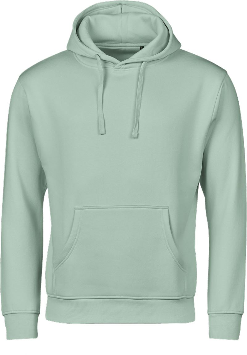 Levně Mikina s kapucí z těžké bavlny "Urban" - mint