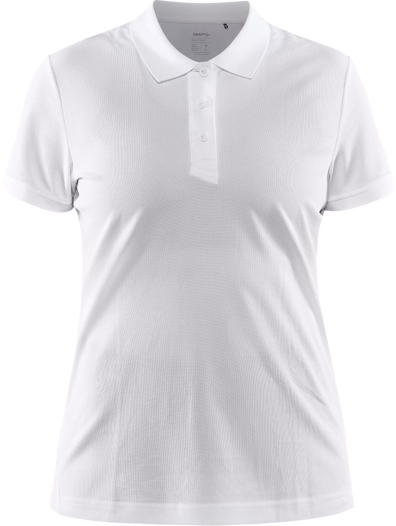 Levně Dámské sportovní polo - white