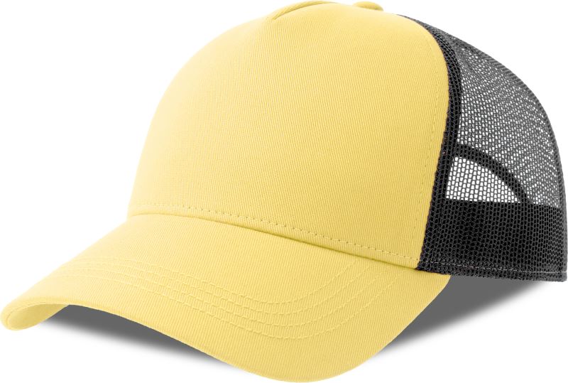 Levně 5 panelová Trucker kšiltovka - lemonade/black