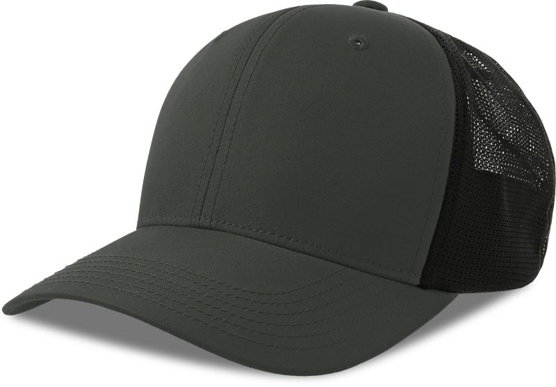 Levně 6 panelová Trucker kšiltovka - dark grey/black