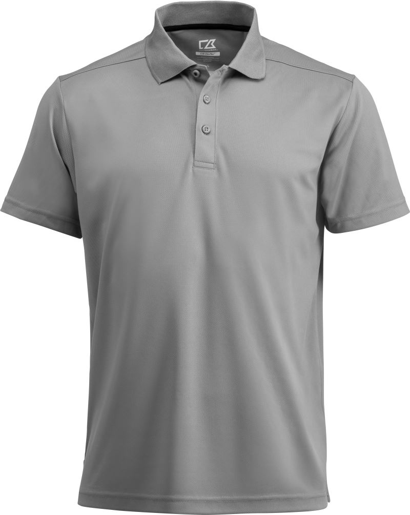 Levně Pánské funkční polo - light grey
